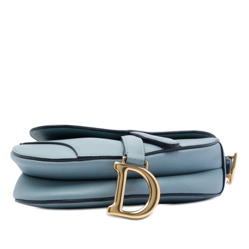 Mini Grained Calfskin Saddle Bag - Image 3