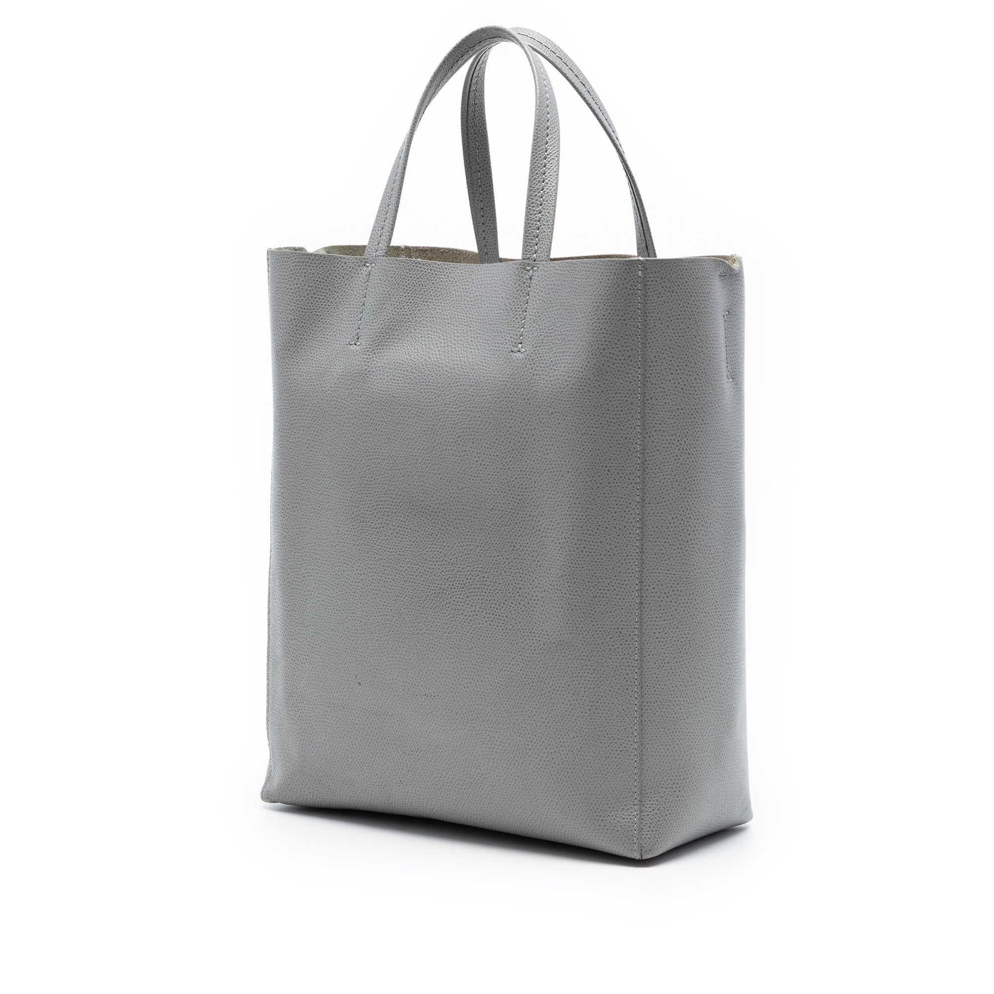 Small Grained Calfskin Vertical Cabas Tote - Image 2
