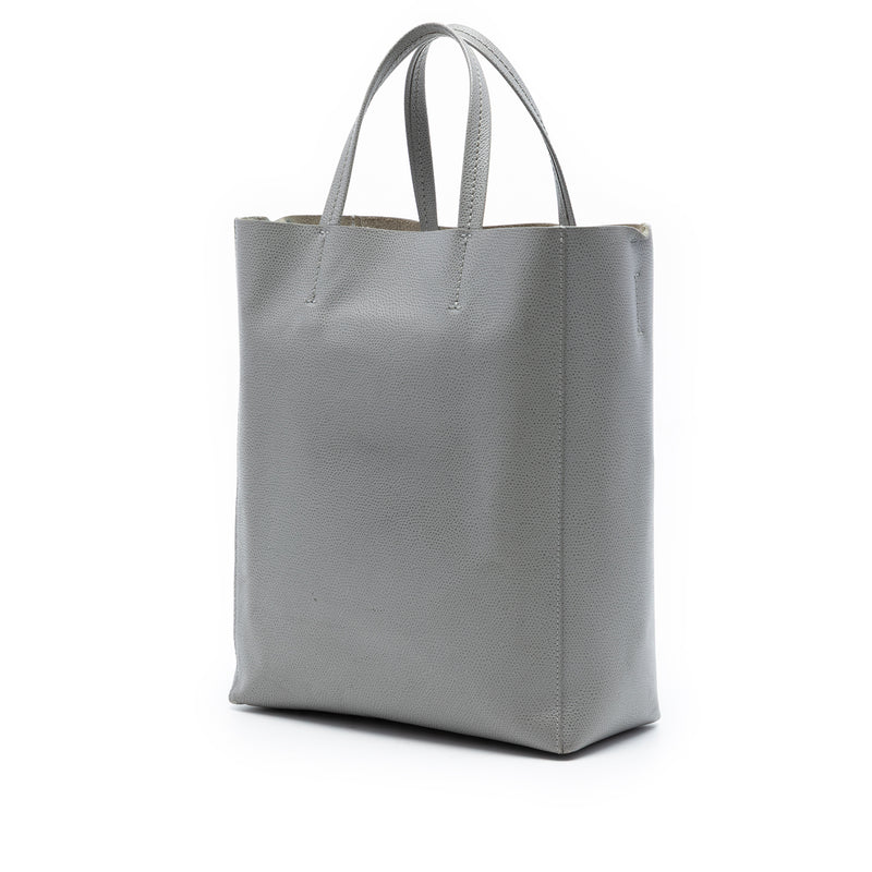 Small Grained Calfskin Vertical Cabas Tote - Image 2