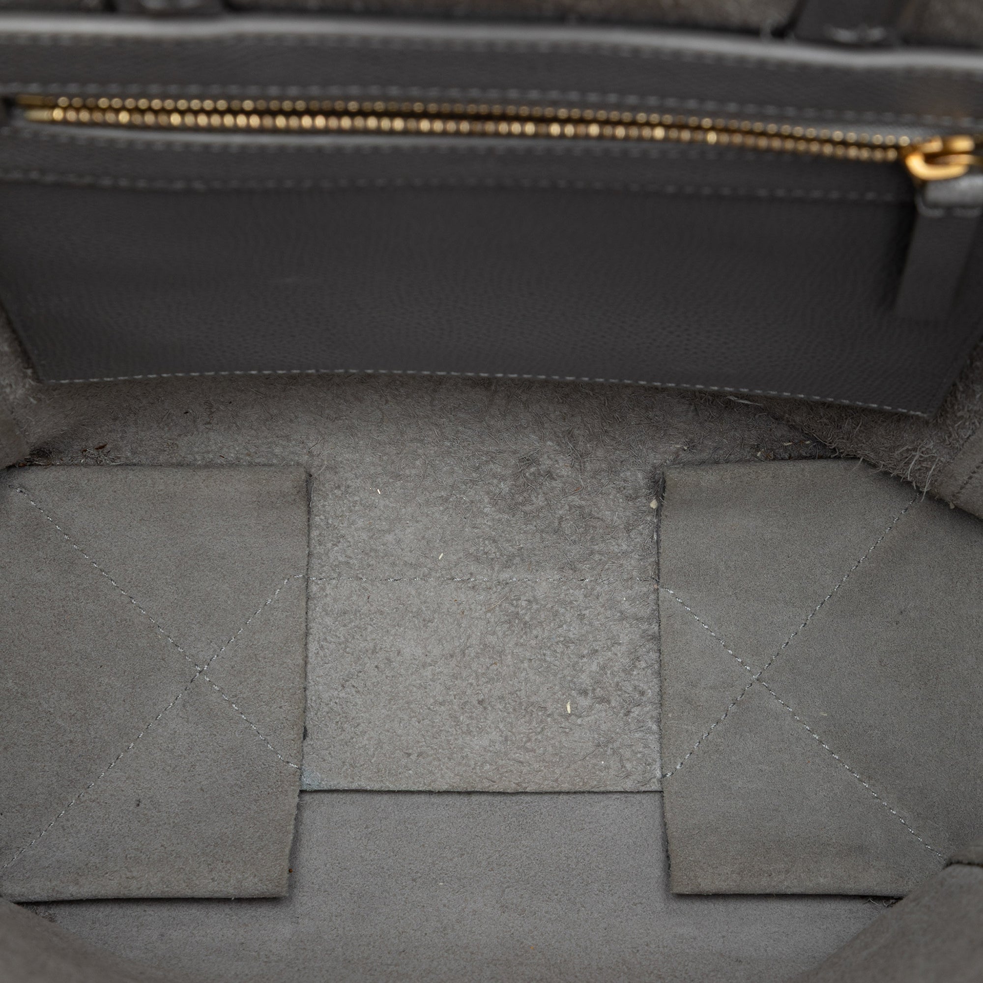 Small Grained Calfskin Vertical Cabas Tote - Image 4