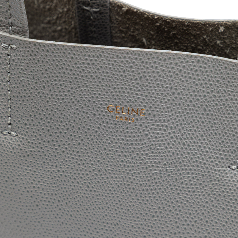 Small Grained Calfskin Vertical Cabas Tote - Image 5