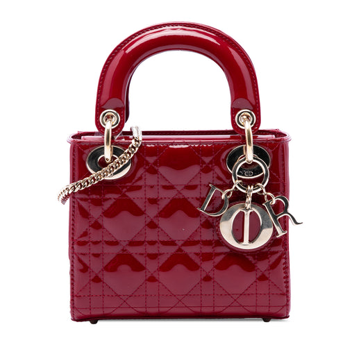Mini Patent Cannage Lady Dior - Image 1