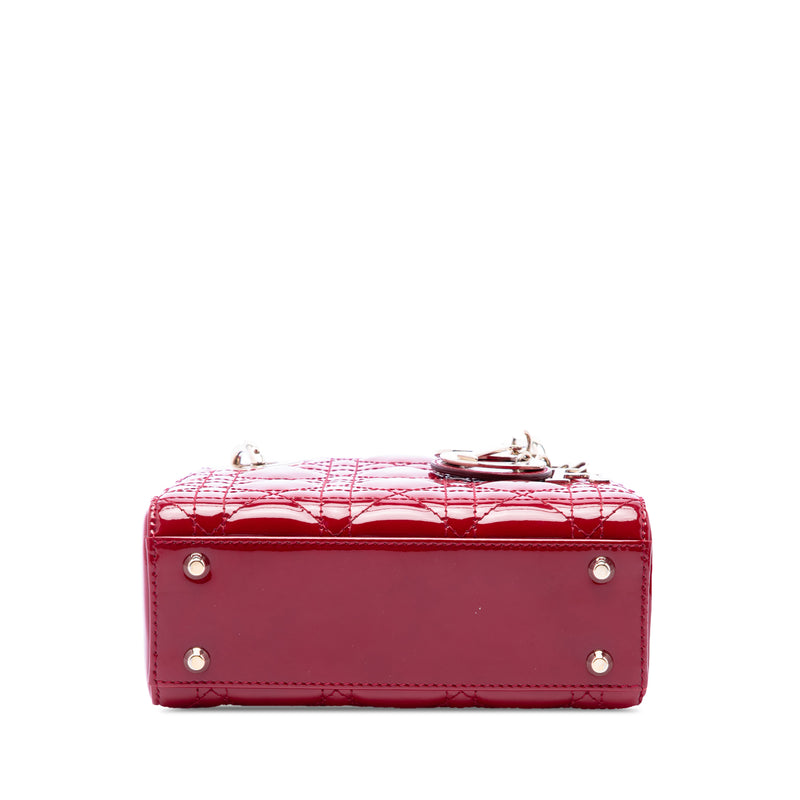 Mini Patent Cannage Lady Dior - Image 3