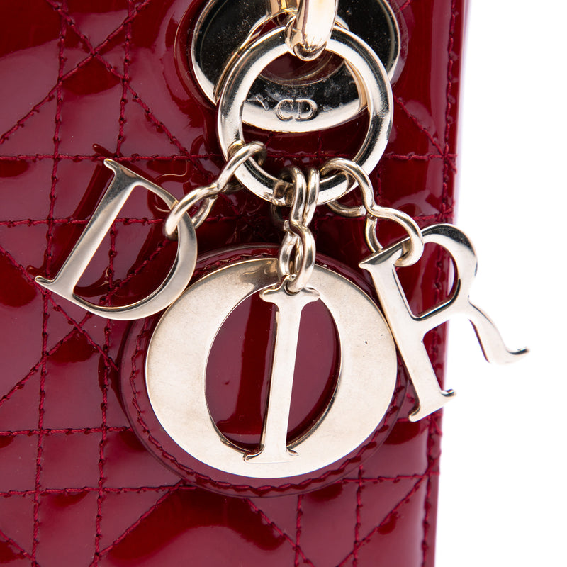 Mini Patent Cannage Lady Dior - Image 5