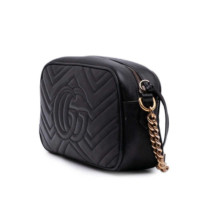 Small GG Marmont Matelasse Calfskin Crossbody - Image 2