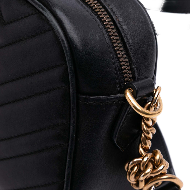 Small GG Marmont Matelasse Calfskin Crossbody - Image 9