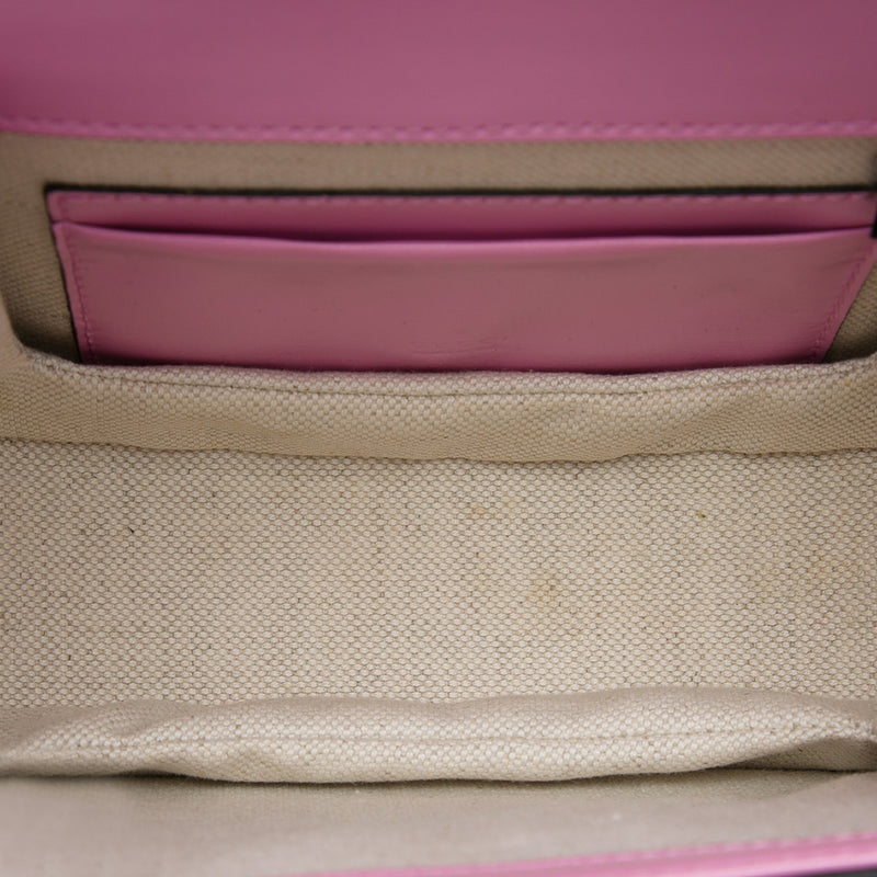 Mini Calfskin Web 1947 Bamboo Top Handle Bag - Image 4