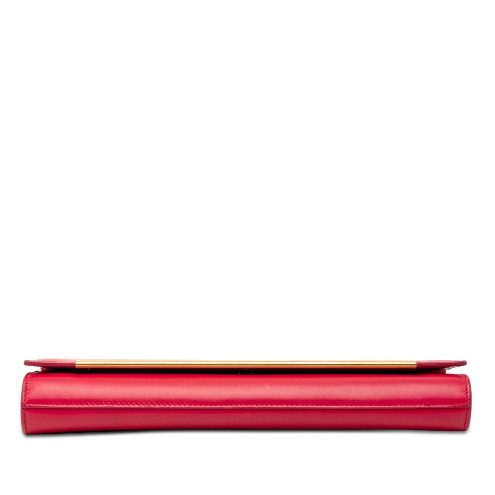 Smooth Calfskin Lutetia Flap Clutch - Image 3