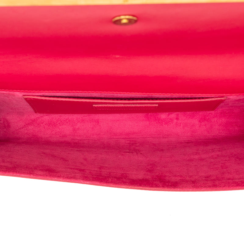 Smooth Calfskin Lutetia Flap Clutch - Image 4