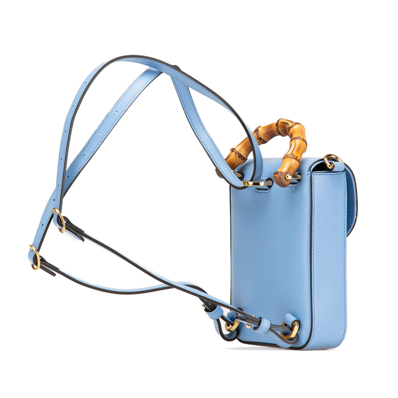 Mini Calfskin Bamboo Top Handle Bag - Image 2