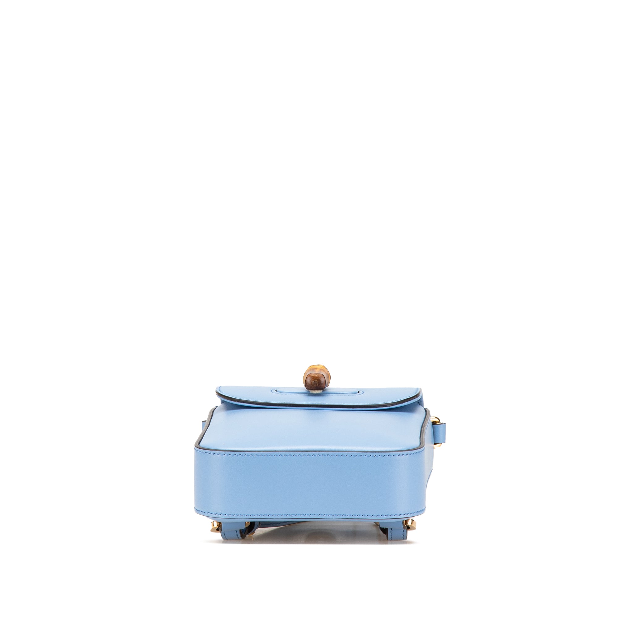 Mini Calfskin Bamboo Top Handle Bag - Image 3