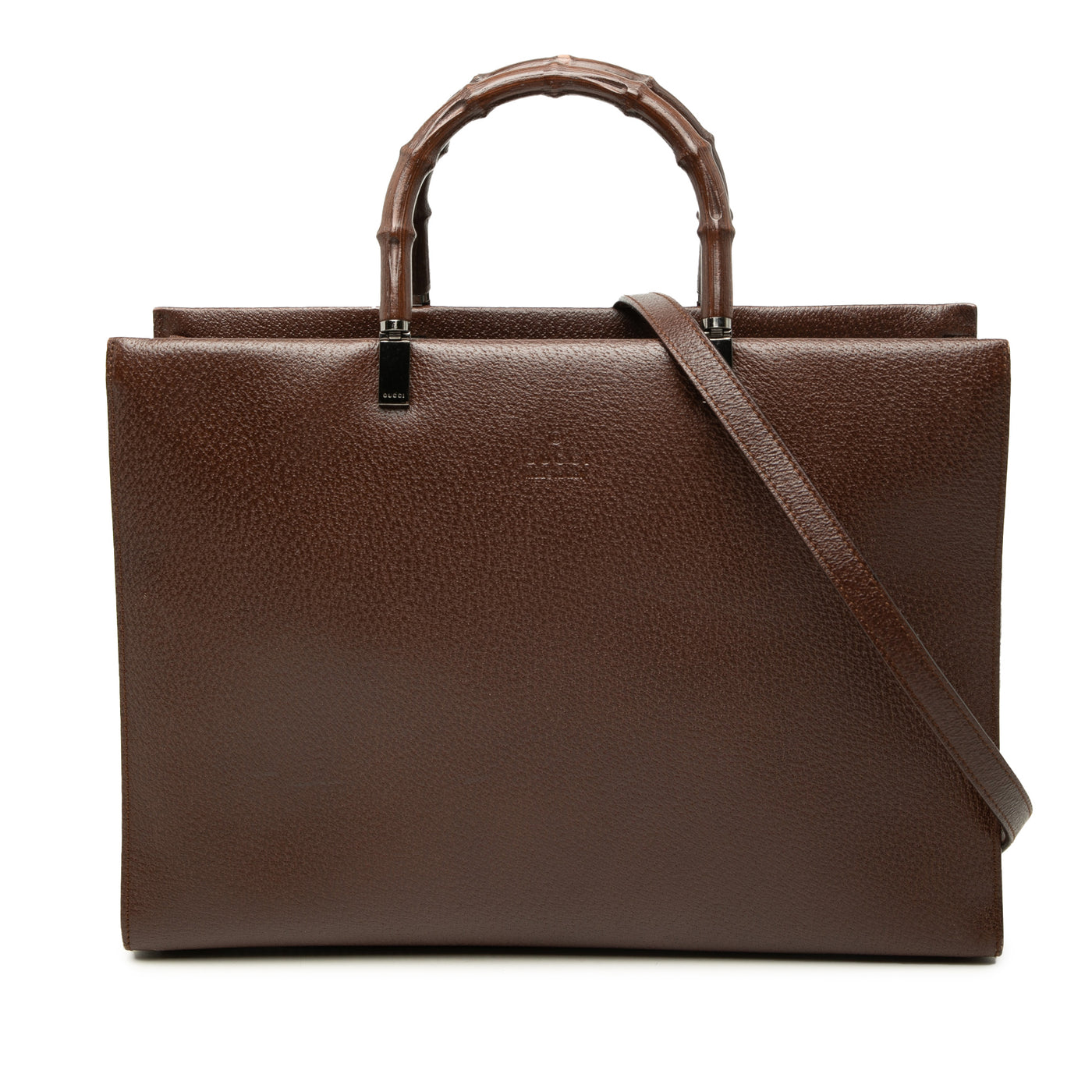 Calfskin Bamboo Satchel - Image 1