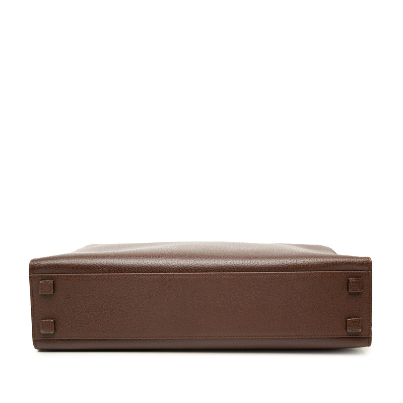Calfskin Bamboo Satchel - Image 3