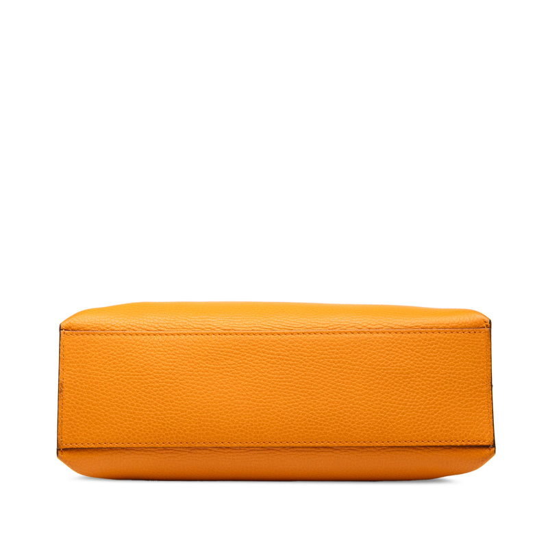 Small Calfskin Bamboo Daily Satchel - Image 3