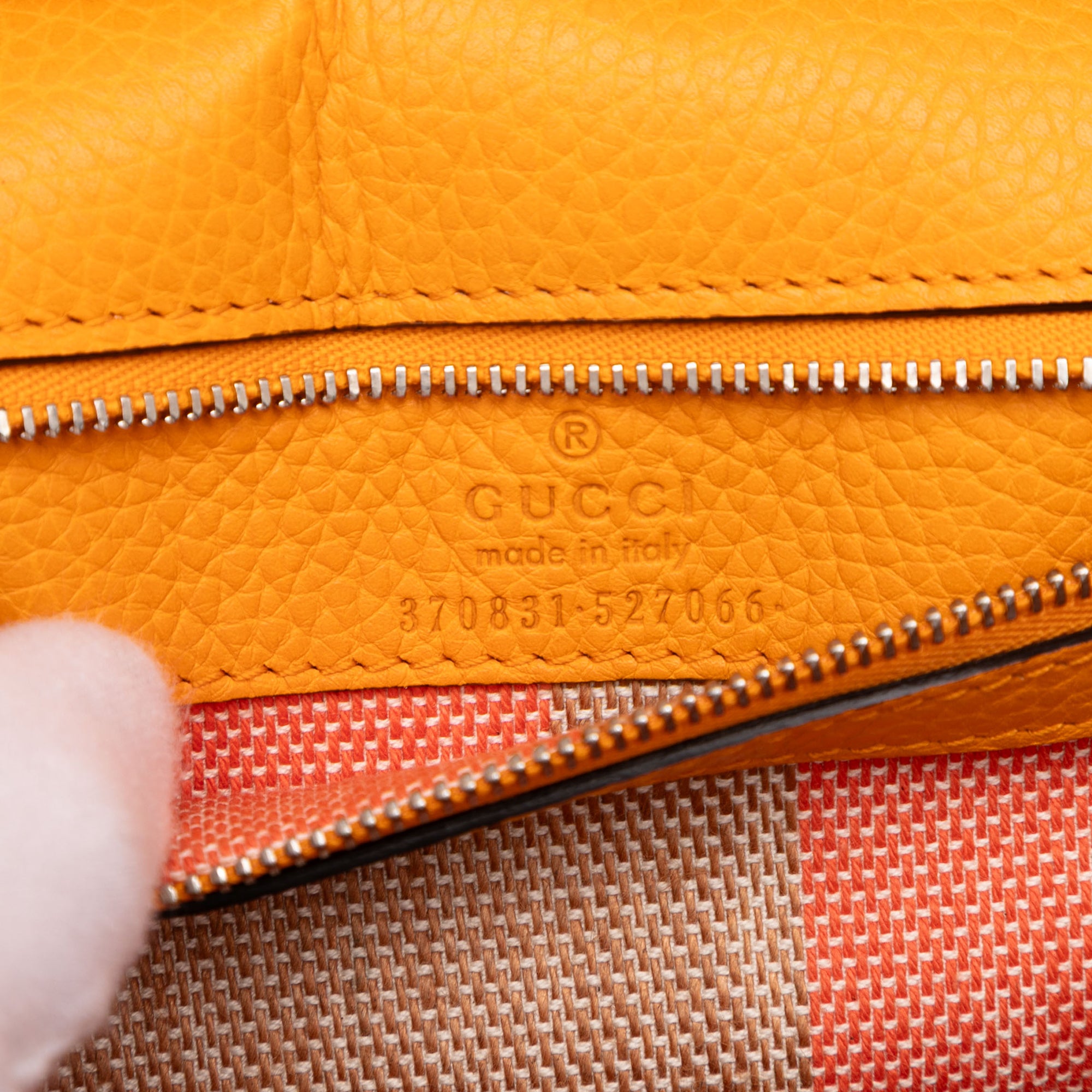 Small Calfskin Bamboo Daily Satchel - Image 5