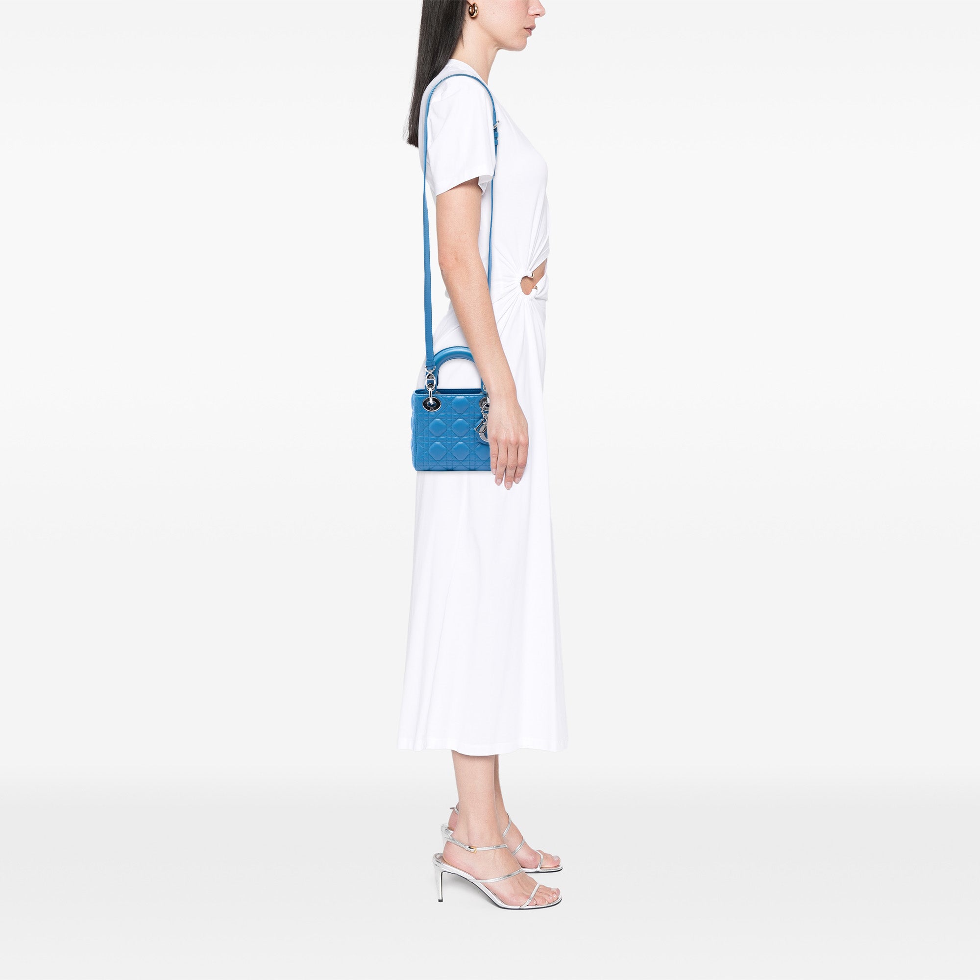 Mini Lambskin Cannage Lady Dior - Image 6