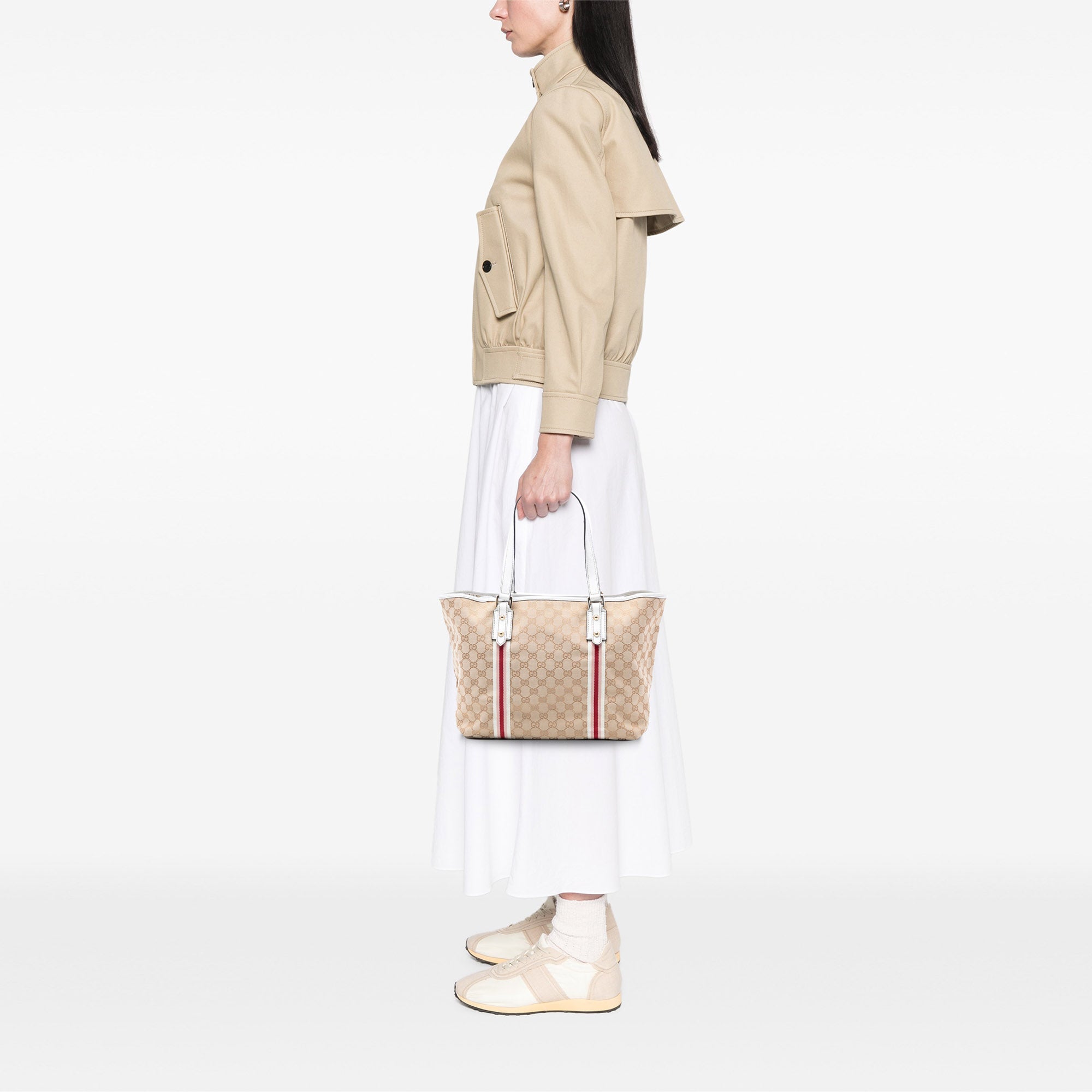 Large GG Canvas Jolicoeur Tote - Image 7