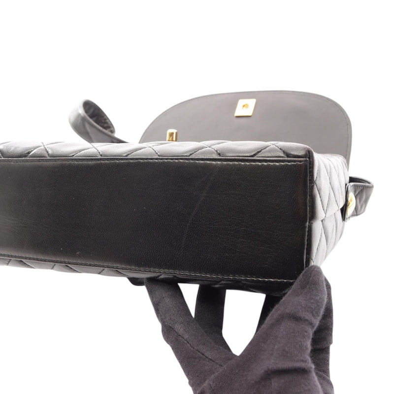 CC Quilted Lambskin Shoulder Bag - Image 8