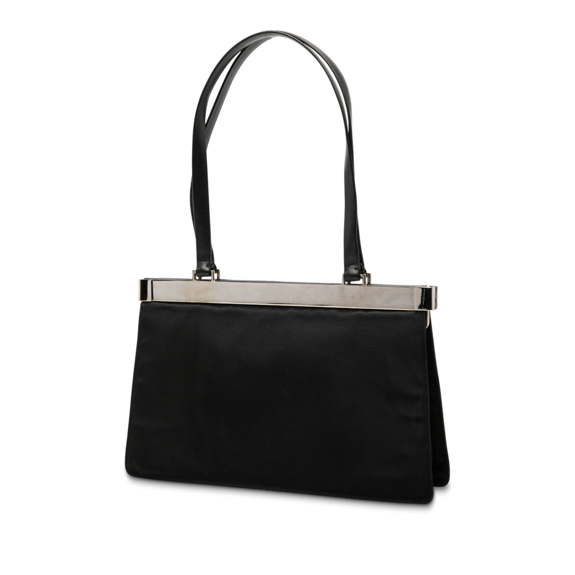 Nylon Frame Shoulder Bag - Image 2