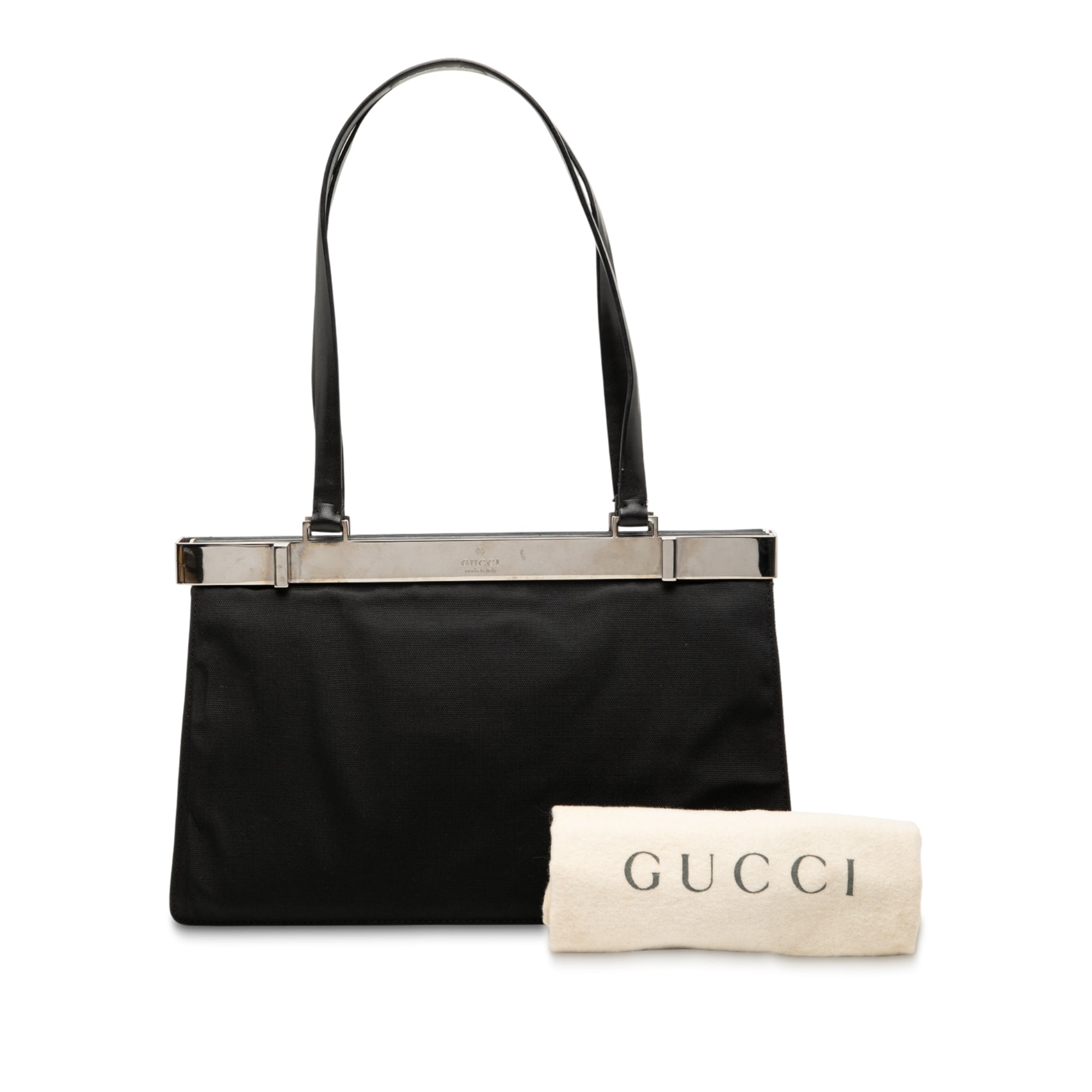 Nylon Frame Shoulder Bag - Image 9