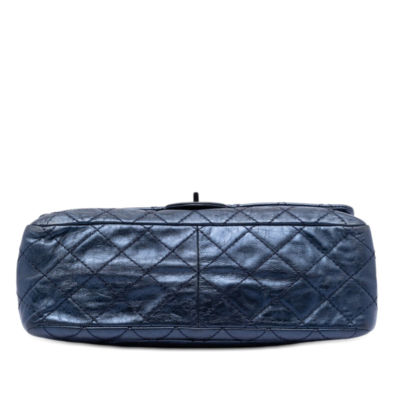 Quilted Metallic Aged Calfskin Reissue 2.55 Double Flap 226 - Image 3
