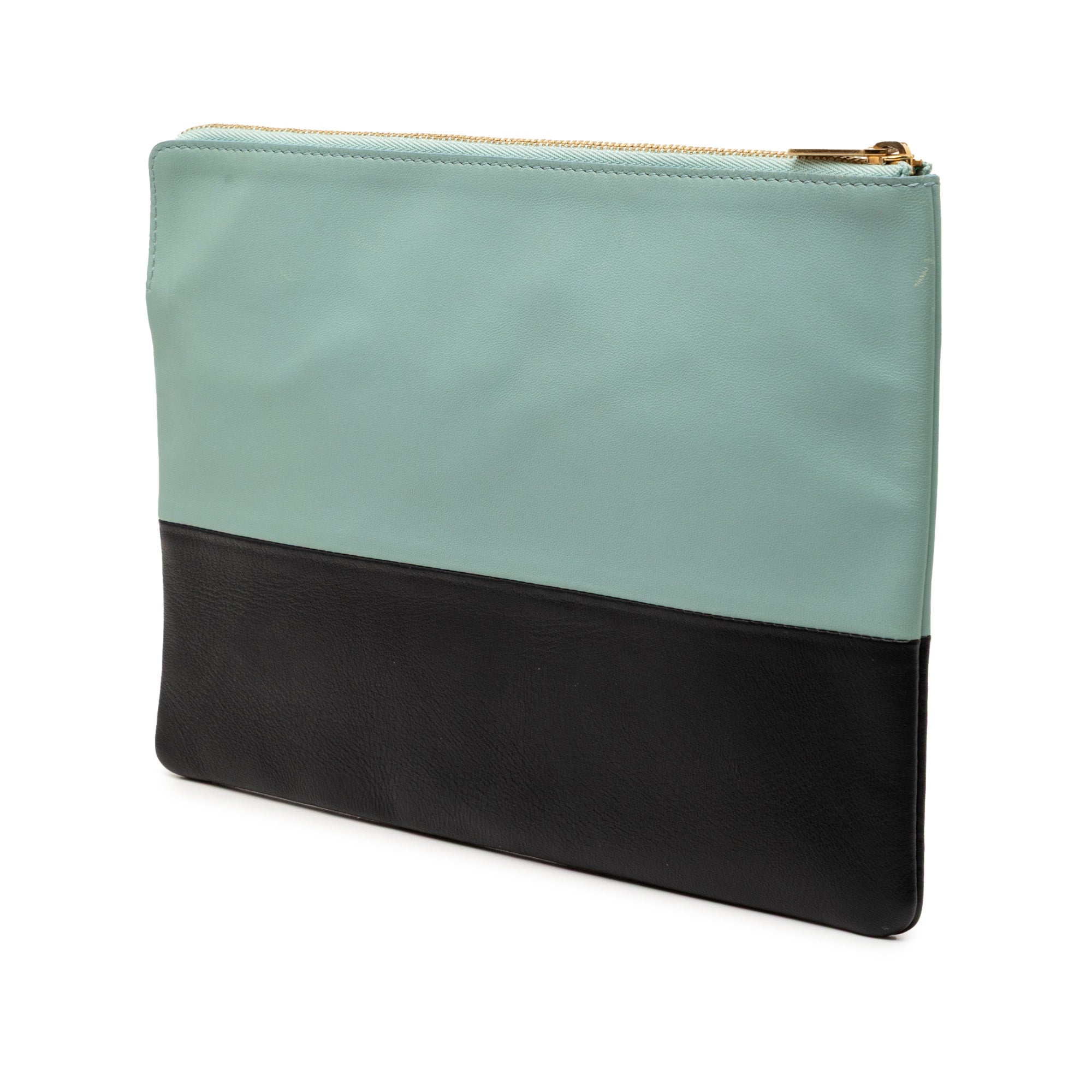 Bicolor Lambskin Solo Clutch - Image 2