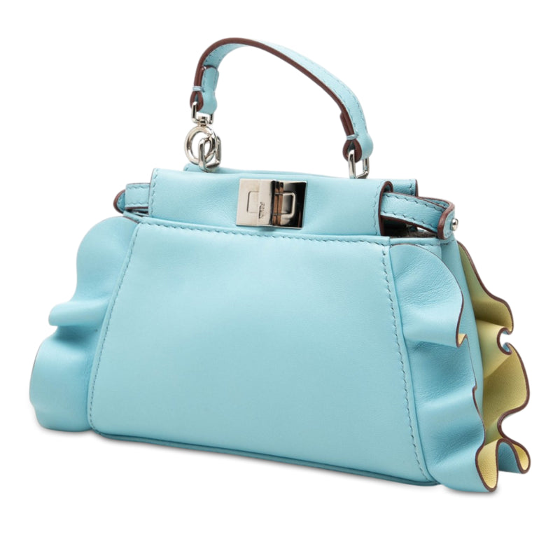 Micro Bicolor Nappa Waves Peekaboo Iconic Satchel - Image 2