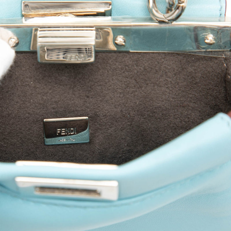 Micro Bicolor Nappa Waves Peekaboo Iconic Satchel - Image 5