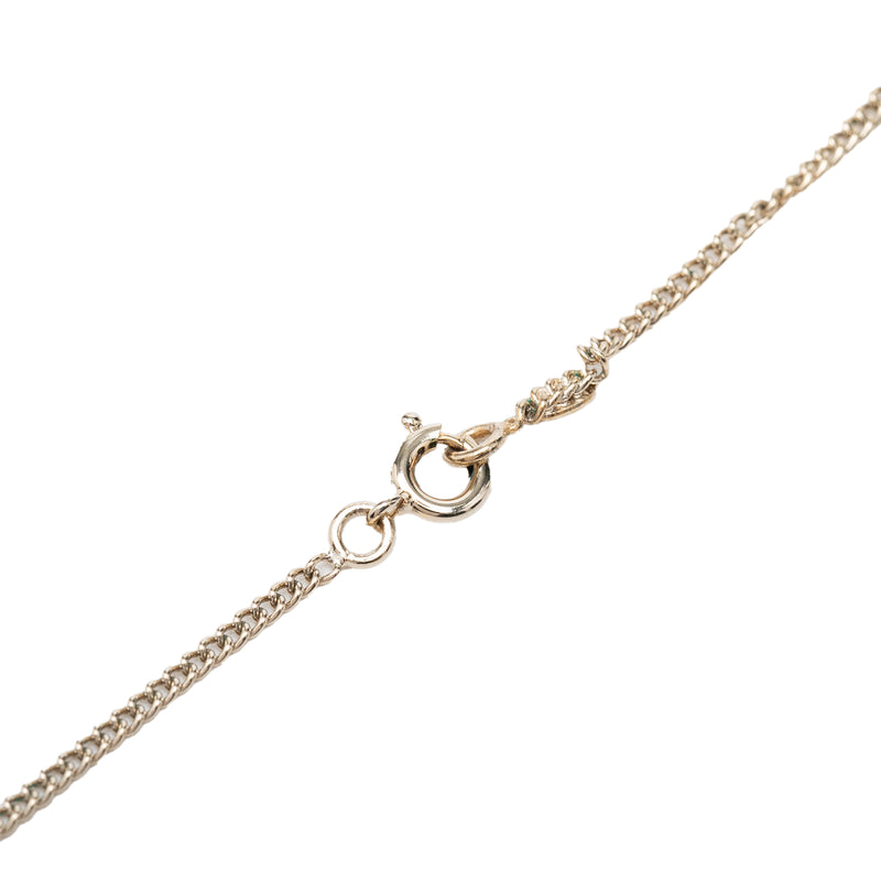 CC Brass Enamel Pendant Necklace - Image 4