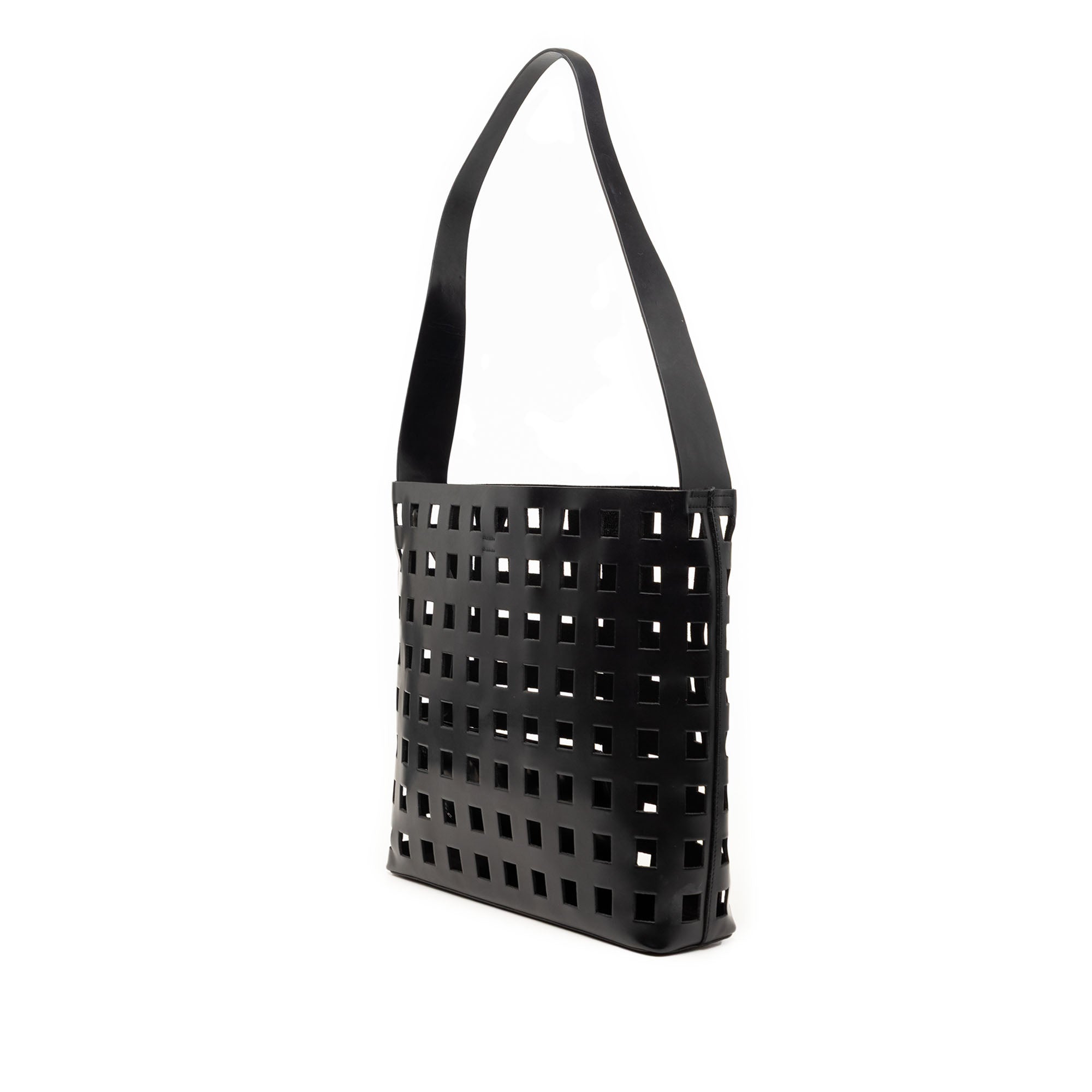 Perforated Leather Shoulder Bag - Image 2