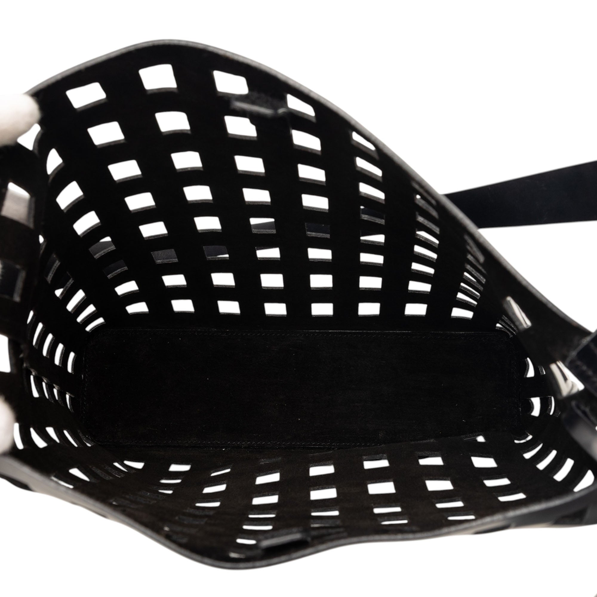 Perforated Leather Shoulder Bag - Image 4