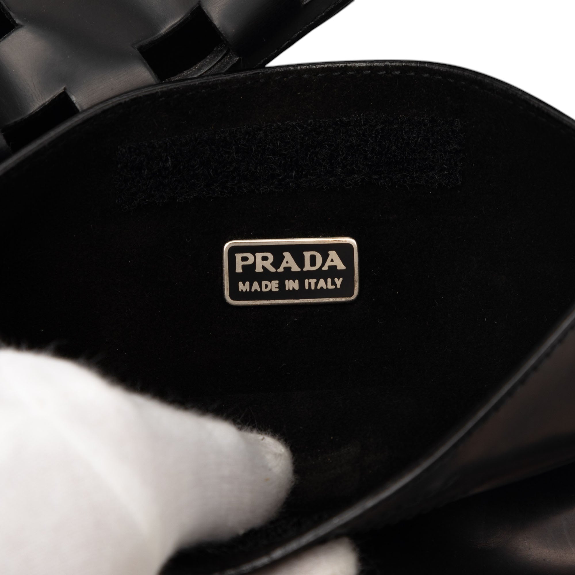 Perforated Leather Shoulder Bag - Image 5