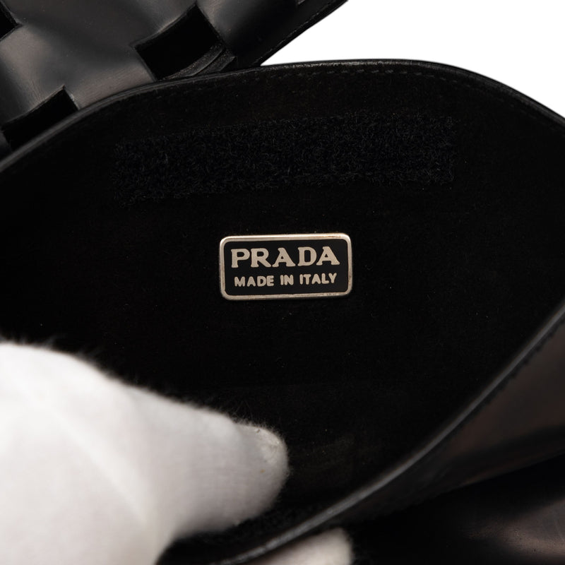 Perforated Leather Shoulder Bag - Image 5