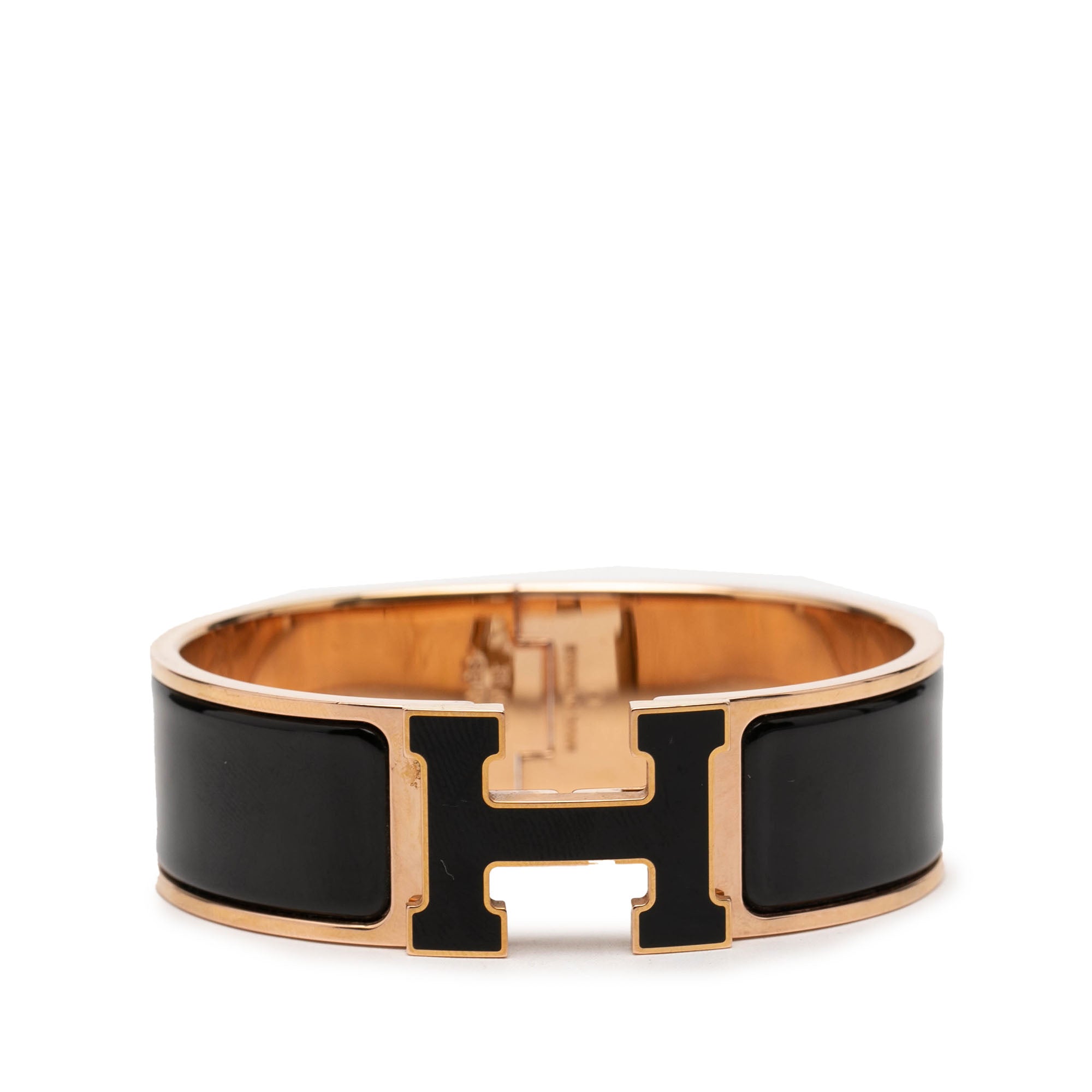 Wide Enamel Clic Clac H Bracelet GM - Image 1