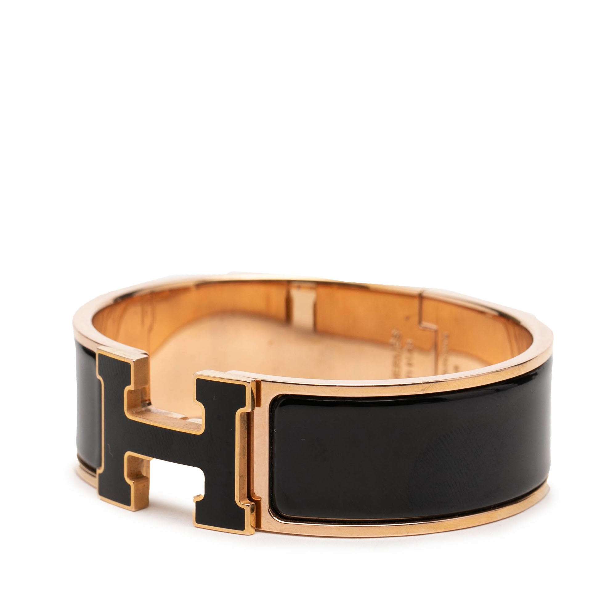 Wide Enamel Clic Clac H Bracelet GM - Image 2