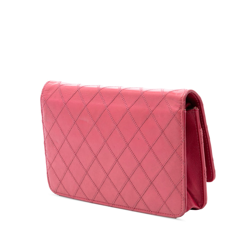 CC Lambskin Wild Stitch Wallet on Chain - Image 2