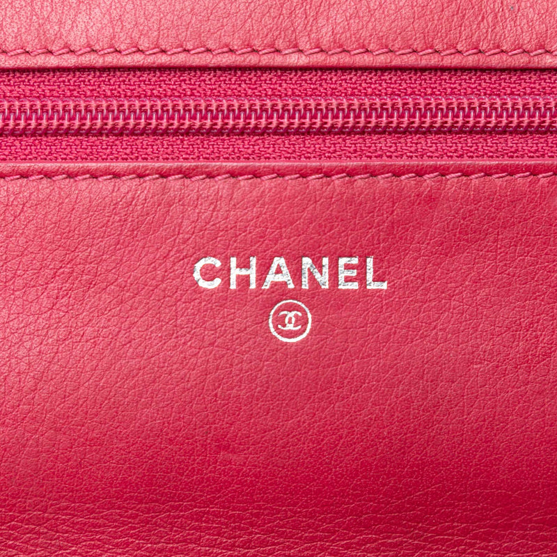 CC Lambskin Wild Stitch Wallet on Chain - Image 5