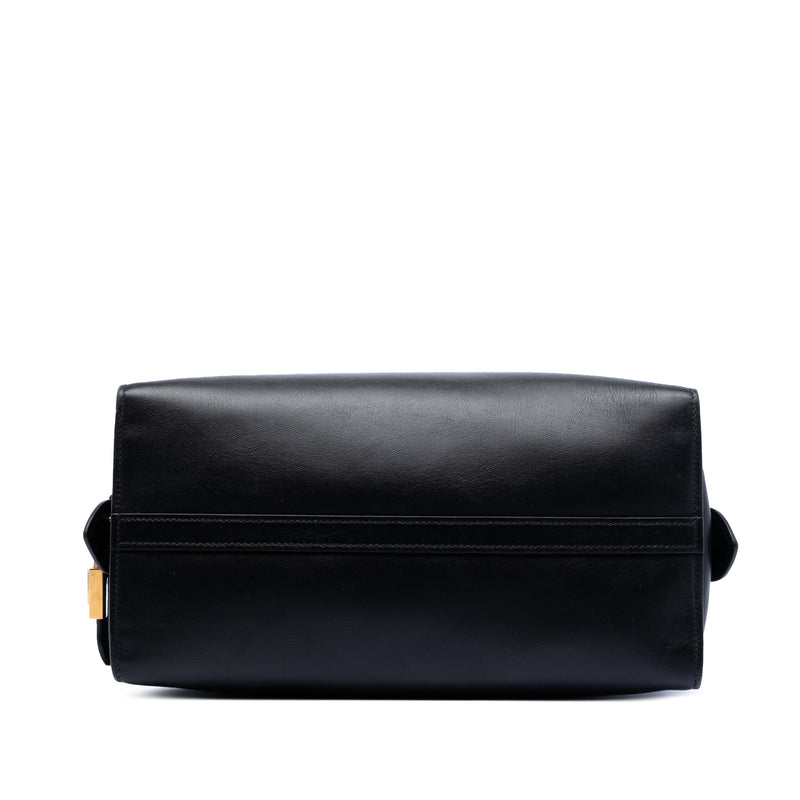 Medium Saffiano Trimmed City Calf Greca Esplanade Satchel - Image 3