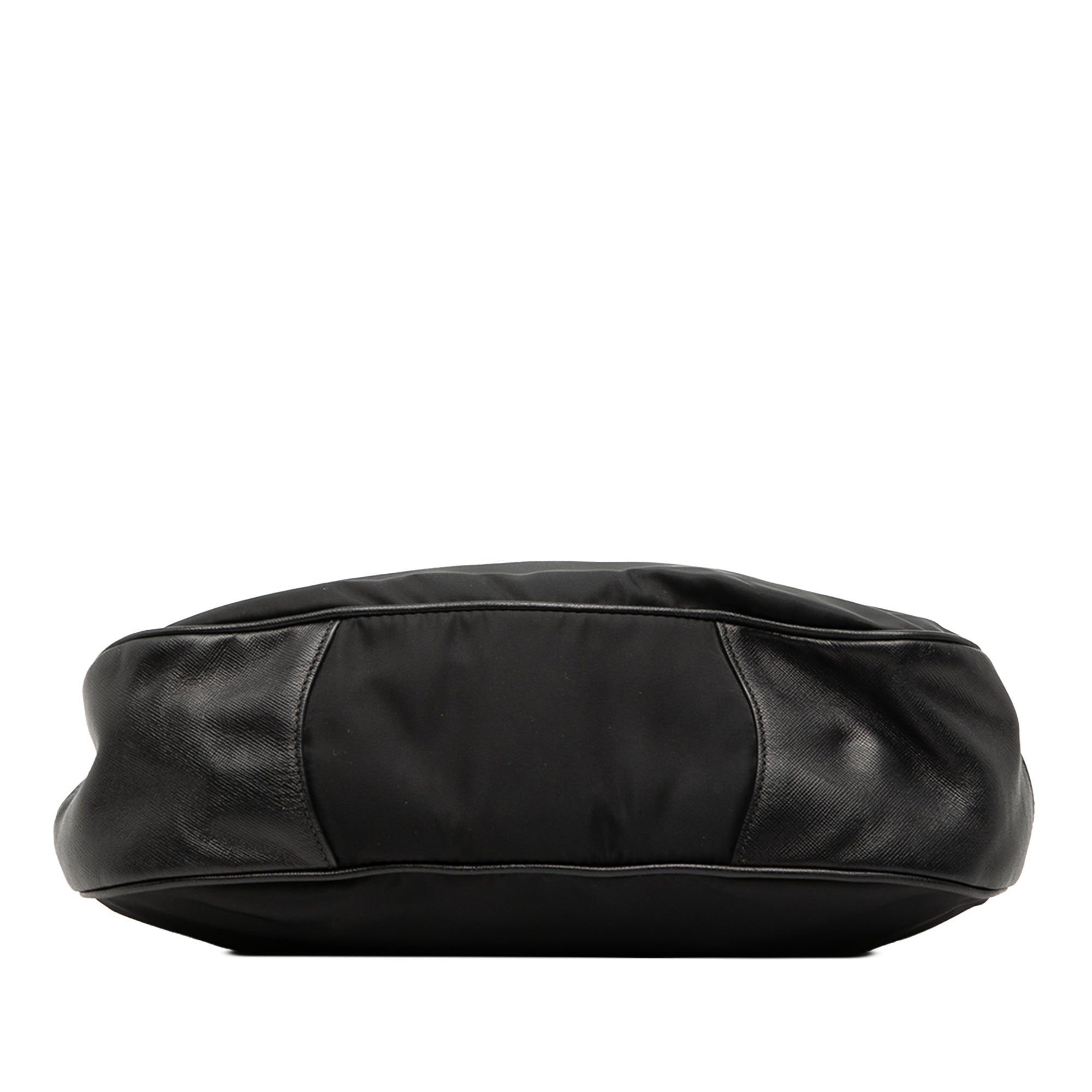 Saffiano Trimmed Tessuto Shoulder Bag - Image 3