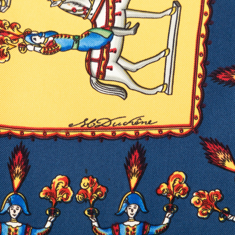 Les Artificiers Silk Scarf 90 - Image 3