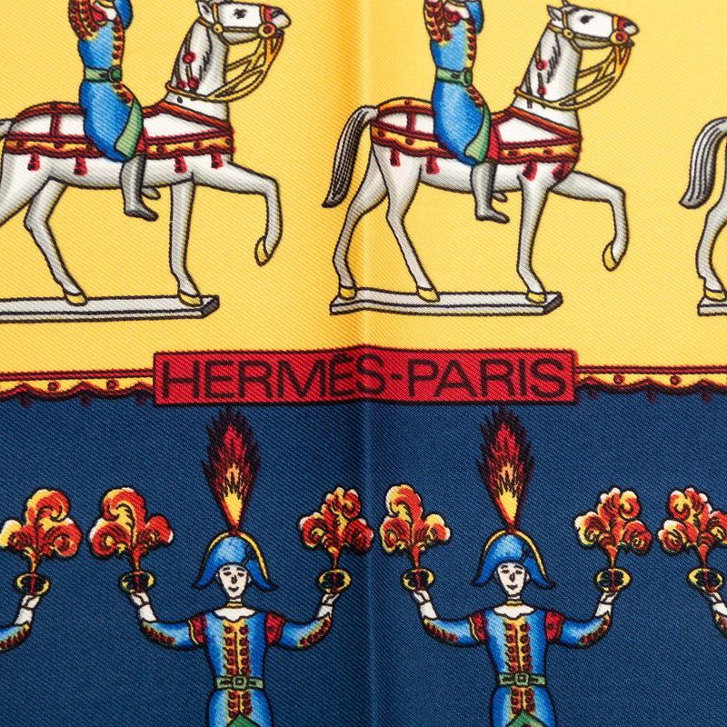Les Artificiers Silk Scarf 90 - Image 4