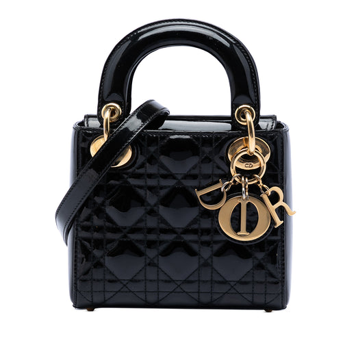 Mini Patent Cannage Lady Dior - Image 1