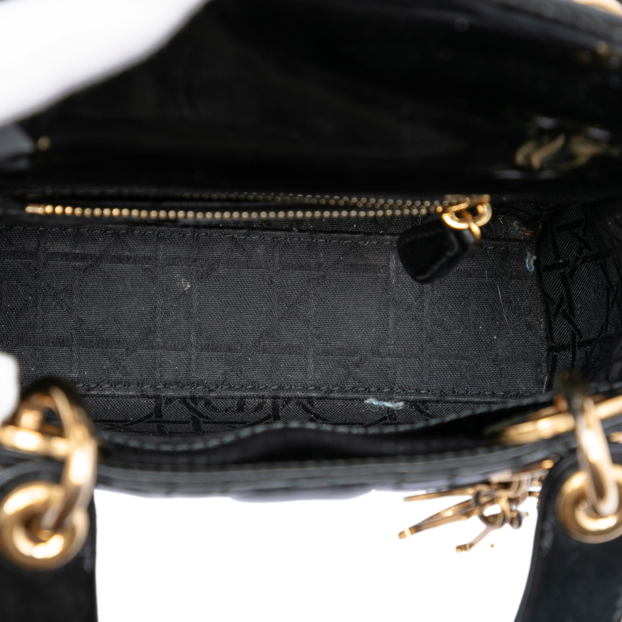 Mini Patent Cannage Lady Dior - Image 4