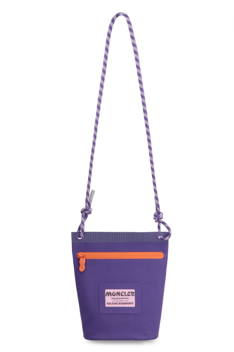 Moncler Shoulder Bag — Purple Nylon