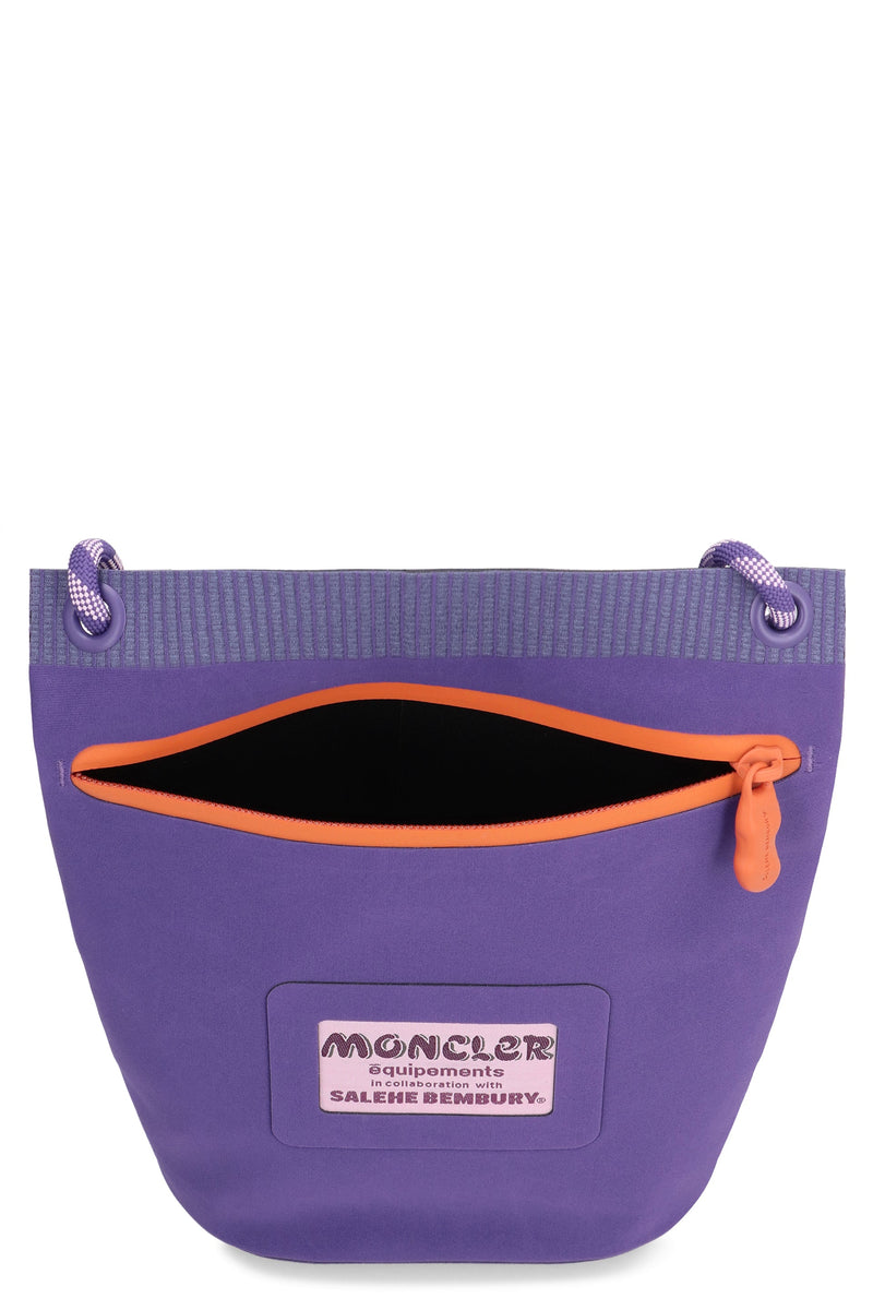 Moncler Shoulder Bag — Purple Nylon