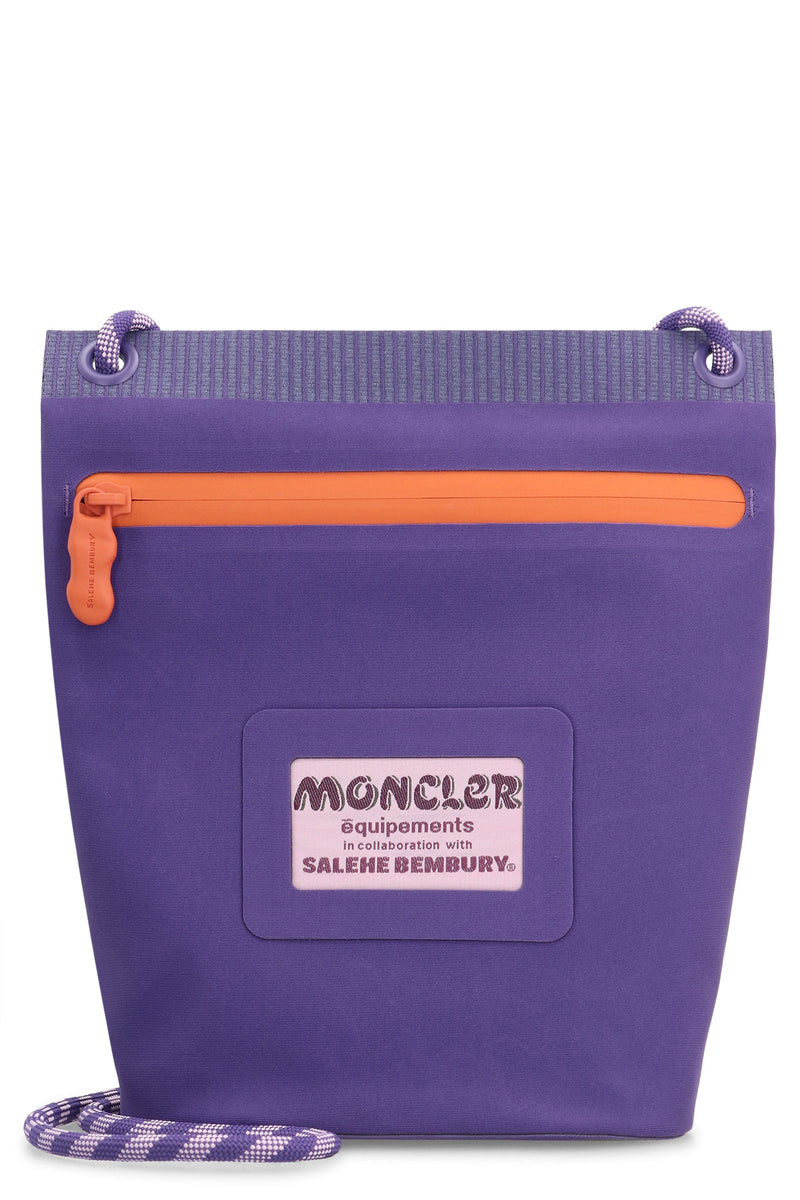 Moncler Shoulder Bag — Purple Nylon