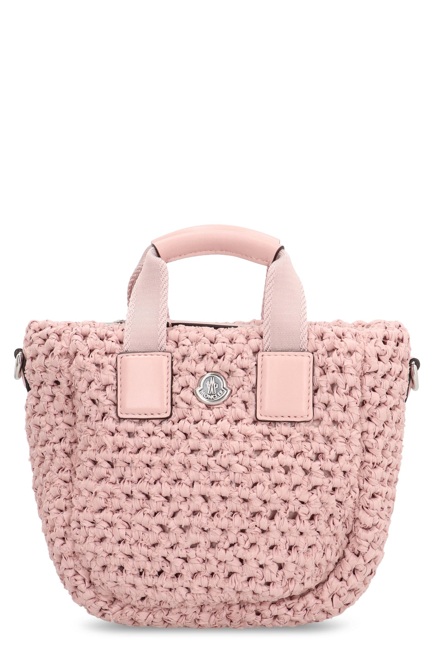 Moncler Micro Caradoc Tote Bag — Pink