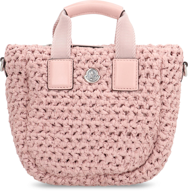 Moncler Micro Caradoc Tote Bag — Pink