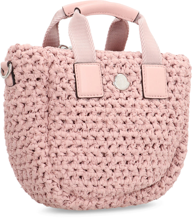 Moncler Micro Caradoc Tote Bag — Pink