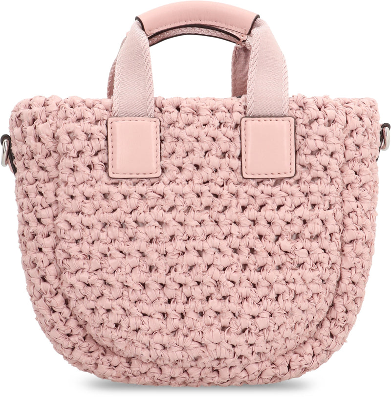 Moncler Micro Caradoc Tote Bag — Pink